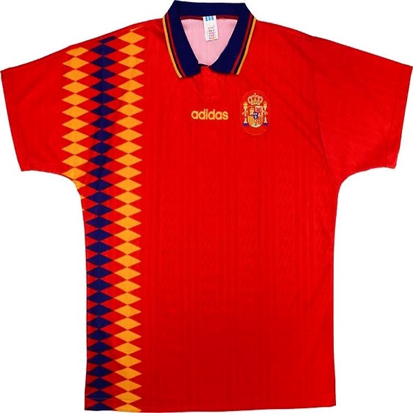 Camiseta España Replica Primera Ropa Retro 1994 Rojo